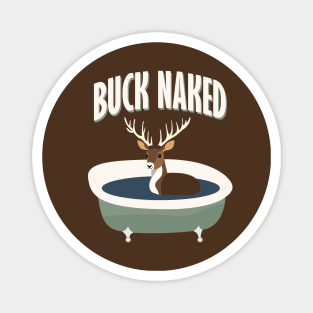 Buck Naked Magnet